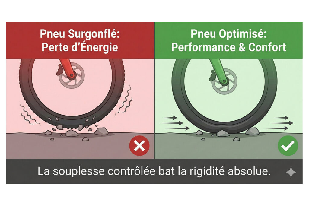 pression des pneus est le réglage mécanique